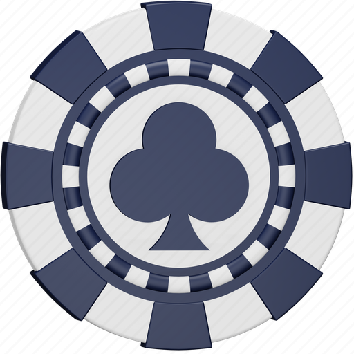 Casino, chip, club, gambling, coin, game, playing 3D illustration - Download on Iconfinder
