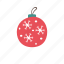 bauble, ball, decoration, christmas, snowflake, winter, noel 
