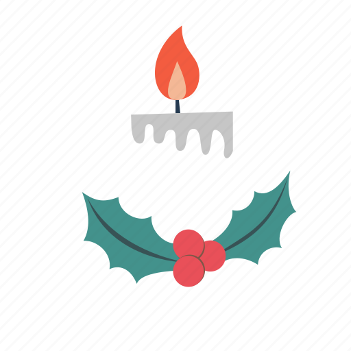 Candle, mistletoe, christmas, night, holy, winter, noel icon - Download on Iconfinder