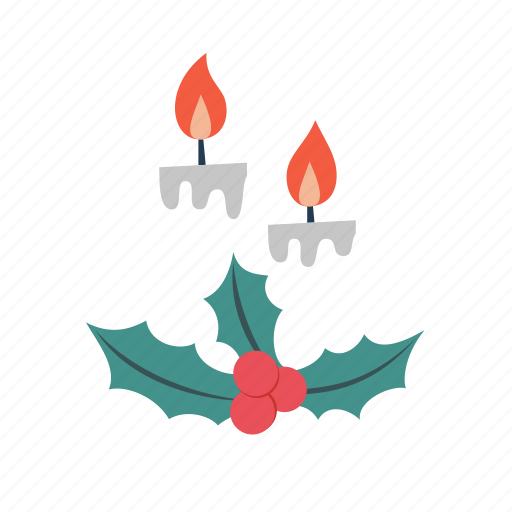 Candles, mistletoe, christmas, night, holy, winter, noel icon - Download on Iconfinder