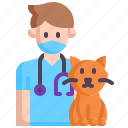veterinarian, cat, veterinary, pet, clinic