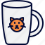 mug, cat, drink, cute, beverage 