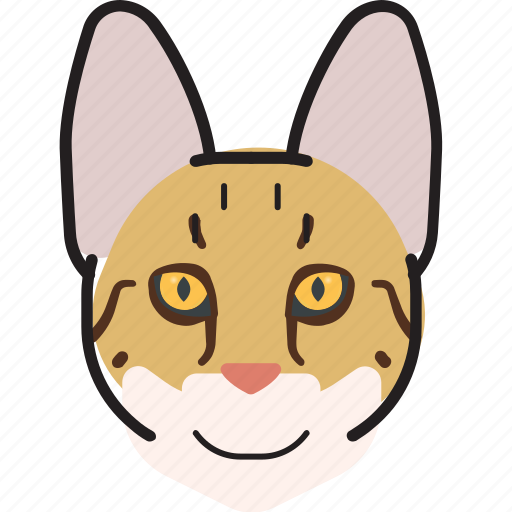 Cat, savannah, kitty, pet icon - Download on Iconfinder