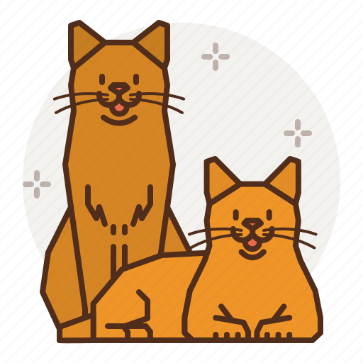 Cat, care, family, mate, couple, pair icon - Download on Iconfinder