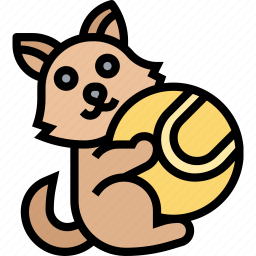 Ball, toy, kitten, play, fun icon - Download on Iconfinder
