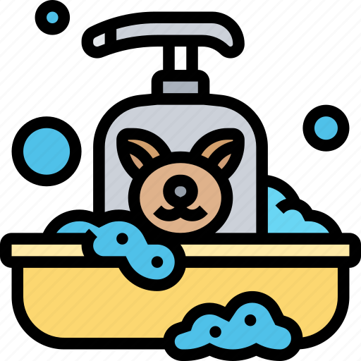 Shampoo, pet, bath, hygiene, grooming icon - Download on Iconfinder