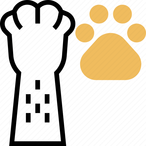 Pawprints, foot, cat, dog, pet icon - Download on Iconfinder