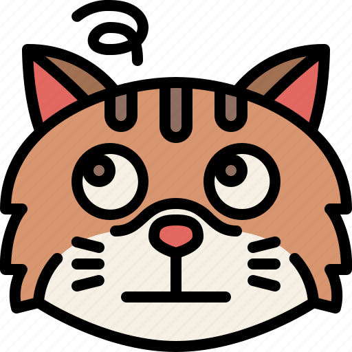 Animal, boredom, cat, emoji, emotion, feeling, pet icon - Download on Iconfinder