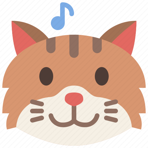 Cat, emoji, emotion, feeling, happy, pet, smile icon - Download on Iconfinder