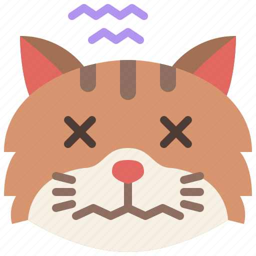 Animal, cat, emoji, emotion, fear, feeling, scared icon - Download on Iconfinder