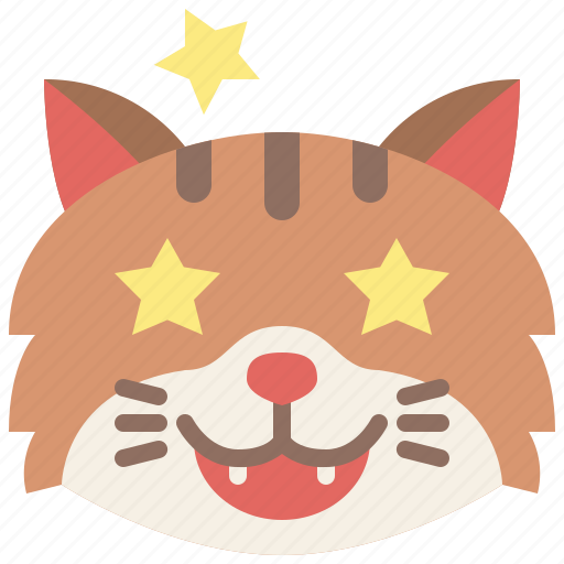 Amazing, animal, cat, emoji, emotion, feeling, pet icon - Download on Iconfinder