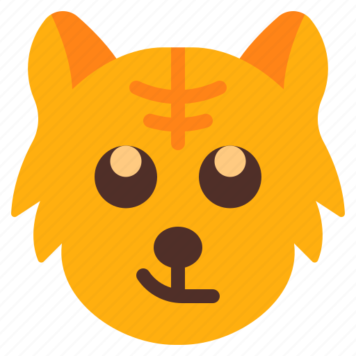 Smirk, cat, animal, wildlife, emoji icon - Download on Iconfinder