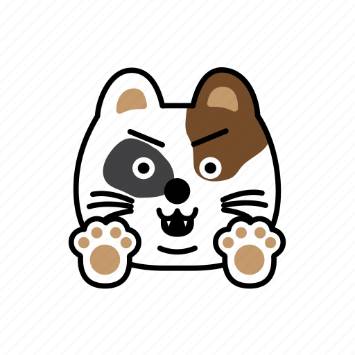 Anger, cat, character, emoji, fight icon - Download on Iconfinder