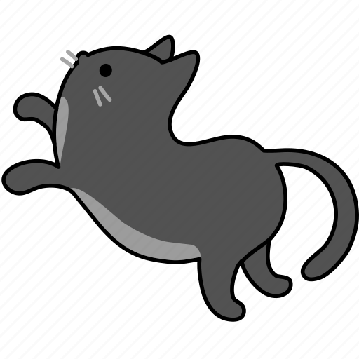 Animal, cat, feline, jump, pet, play, rest icon - Download on Iconfinder