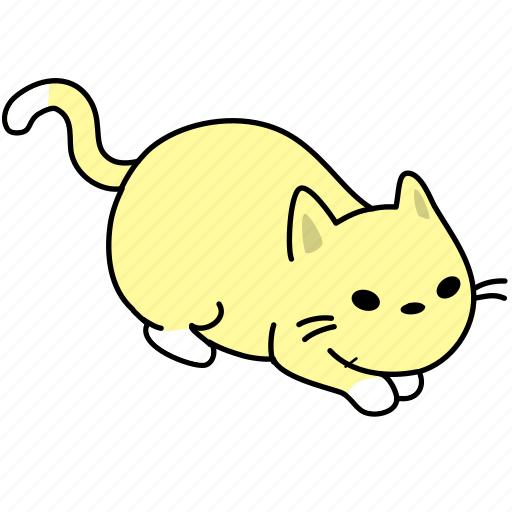 Animal, attention, cat, feline, hunt, pet, ready icon - Download on Iconfinder