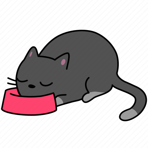 Bowl, cat, feed, feline, food, meal, pet icon - Download on Iconfinder