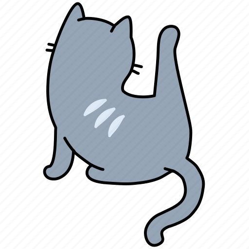 Animal, back, cat, clean, feline, leg, pet icon - Download on Iconfinder