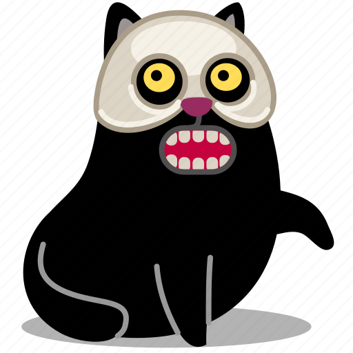 Skull, pet, sinister, mask, cat, teeth, fear icon - Download on Iconfinder