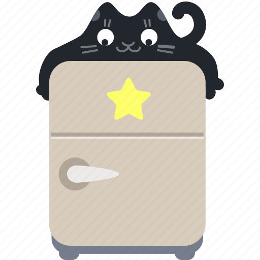 Bookmark, cat, favorite, food, fridge, kitchen, star icon - Download on Iconfinder