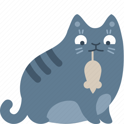 Animal, bring, cat, gift, mouse, pet, present icon - Download on Iconfinder