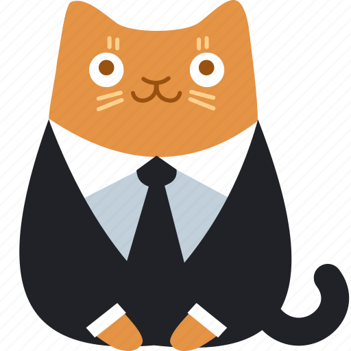 Business, cat, client, customer, office, official, suit icon - Download on Iconfinder