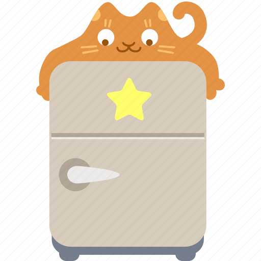 Cat, favorite, food, fridge, hug, save, star icon - Download on Iconfinder