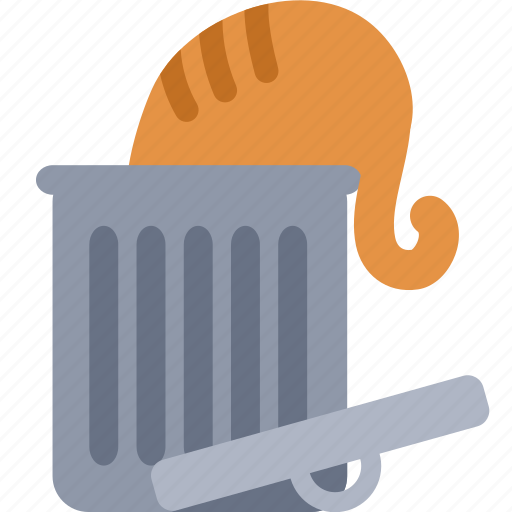 Bin, cat, delete, garbage, recycle, remove, trash icon - Download on Iconfinder