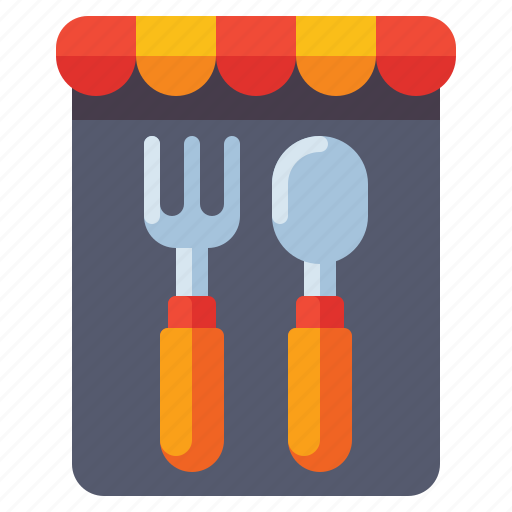 Restaurant, spoon, fork, signage, sign icon - Download on Iconfinder