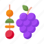 appetizer, fruits, grape 
