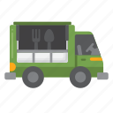 food, truck, restaurant, on wheels, street food