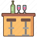 bar, cocktail, drink, alcohol, beverage