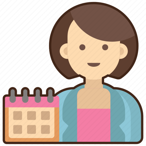 Event, planner, female, woman icon - Download on Iconfinder