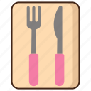 knife, and, fork, utensils
