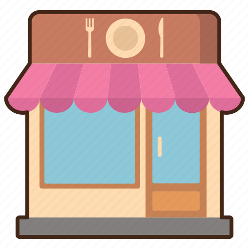 Restaurant, cafe, building, shop icon - Download on Iconfinder