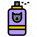 spray, pet, grooming, cat, bottle, animals