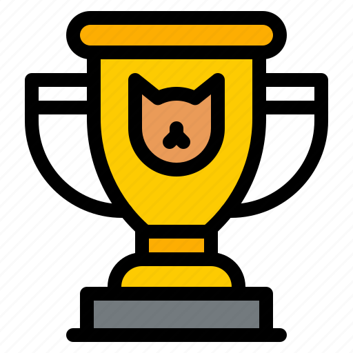 Trophy, champion, reward, cat, award, animals icon - Download on Iconfinder