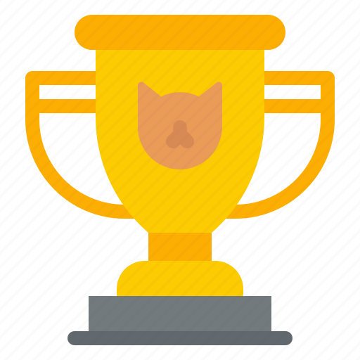 Trophy, champion, reward, cat, award, animals icon - Download on Iconfinder