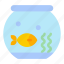 fish, aquarium, fishbowl, goldfish, pet 