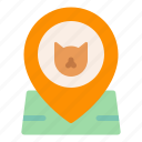 location, pet, shop, maps, and, placeholder, cat