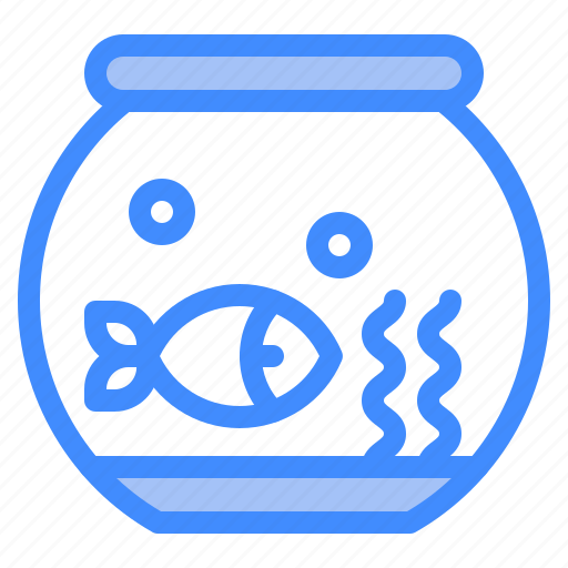 Fish, aquarium, fishbowl, goldfish, pet icon - Download on Iconfinder