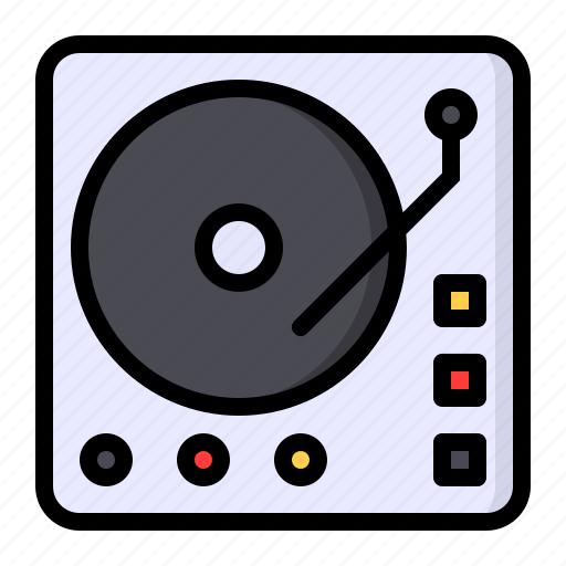 Celebration, dj, music, party, turntable, vinyl icon - Download on Iconfinder