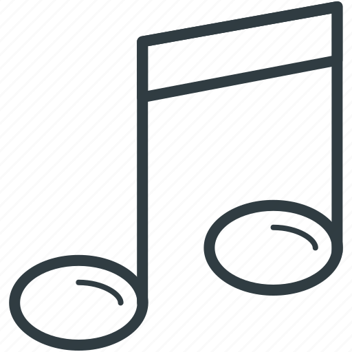 Eighth note, music, music node, music note, quaver icon - Download on Iconfinder