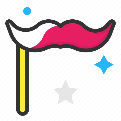 Male, moustache, photo booth icon - Download on Iconfinder