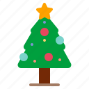 christmas, tree, new, year, santa, snow, celebration, holiday, xmas