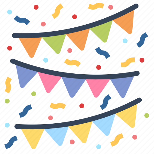 Festival, event, party, celebration, fun, flag, holiday icon - Download on Iconfinder