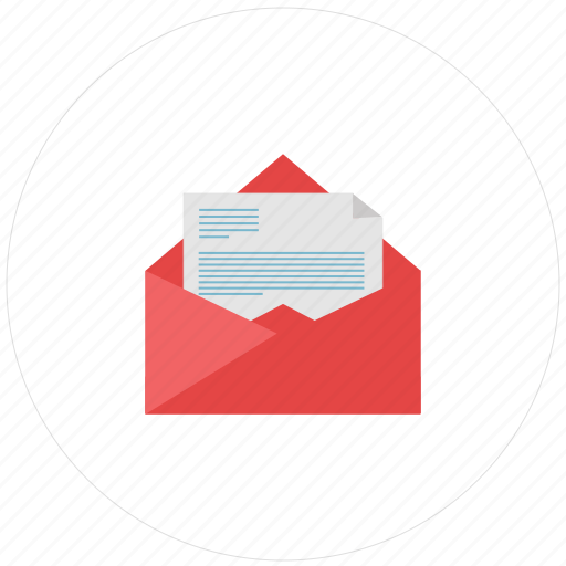 Send, email, mail, post, document, open, message icon - Download on Iconfinder