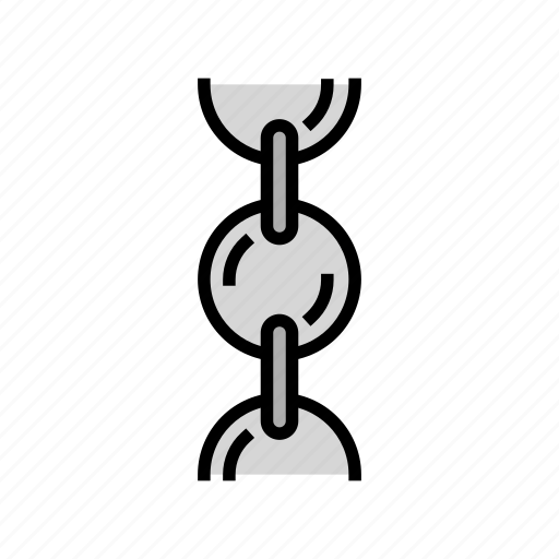 Sequin, chain, metal, connection, link, steel icon - Download on Iconfinder