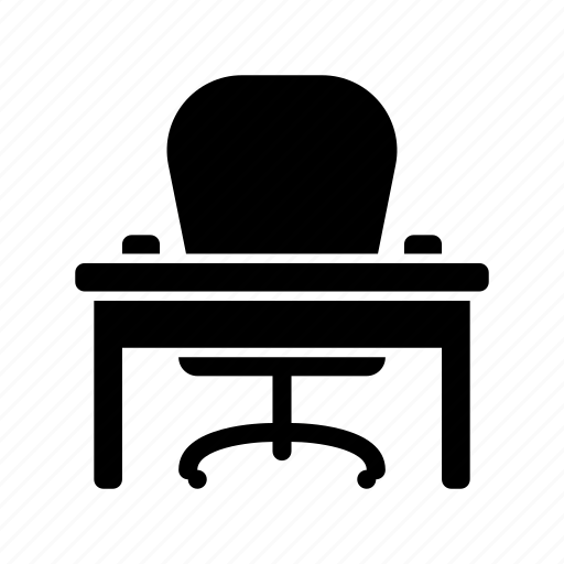 Chair, desk, office, table icon - Download on Iconfinder