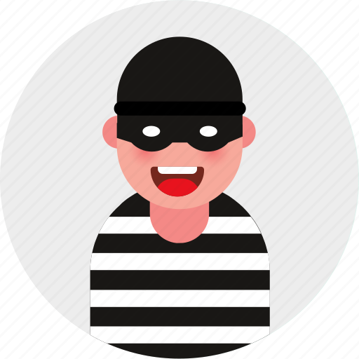 Bandit, robbery, man, profile, picture icon - Download on Iconfinder