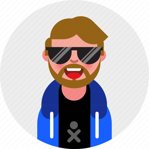 Sport, beard, man, profile, picture icon - Download on Iconfinder